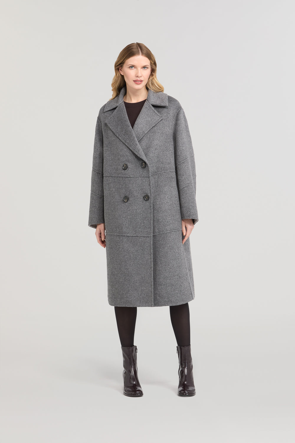 CAPPOTTO DOUBLE in LANA ANGORA