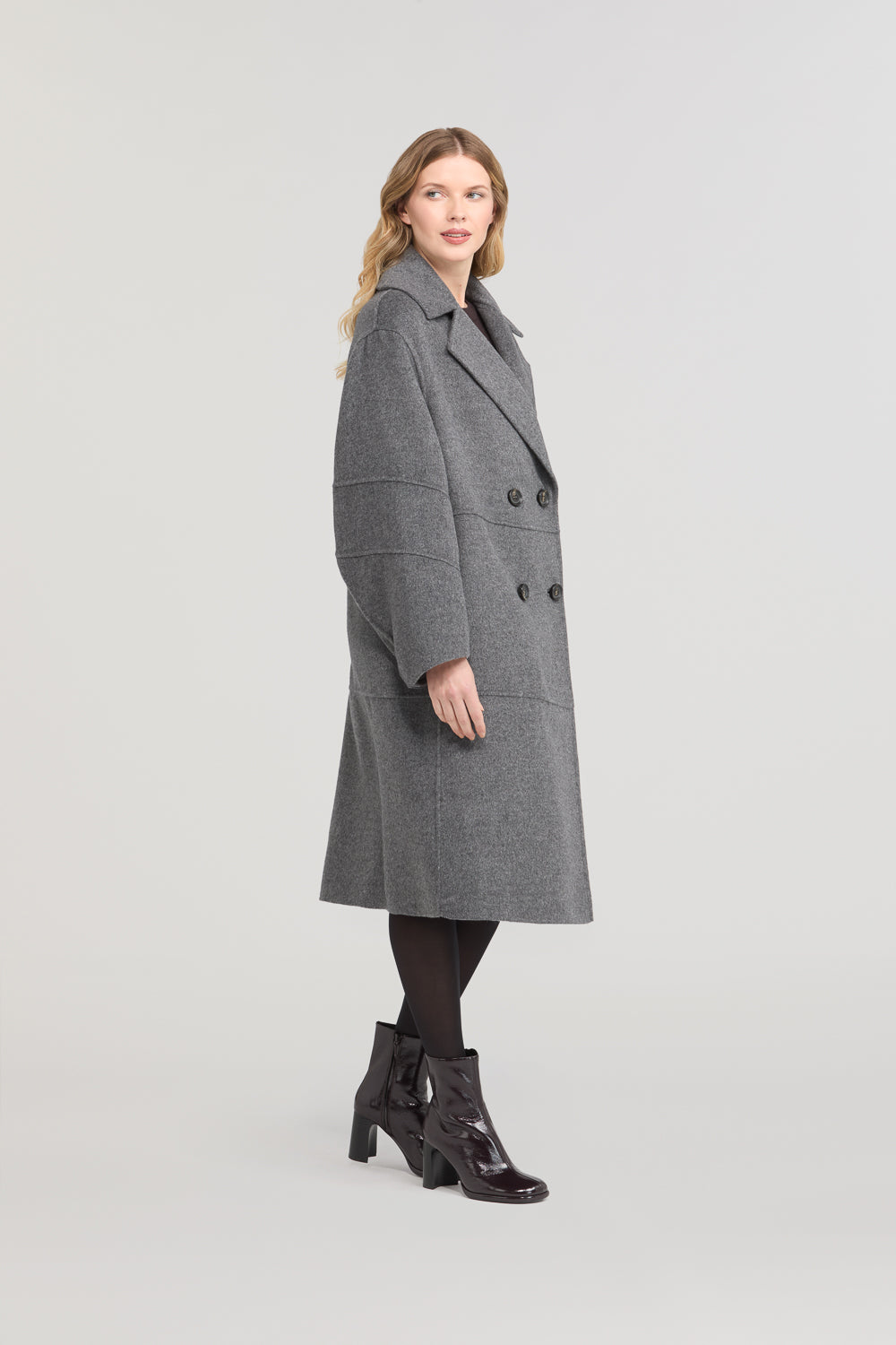 CAPPOTTO DOUBLE in LANA ANGORA