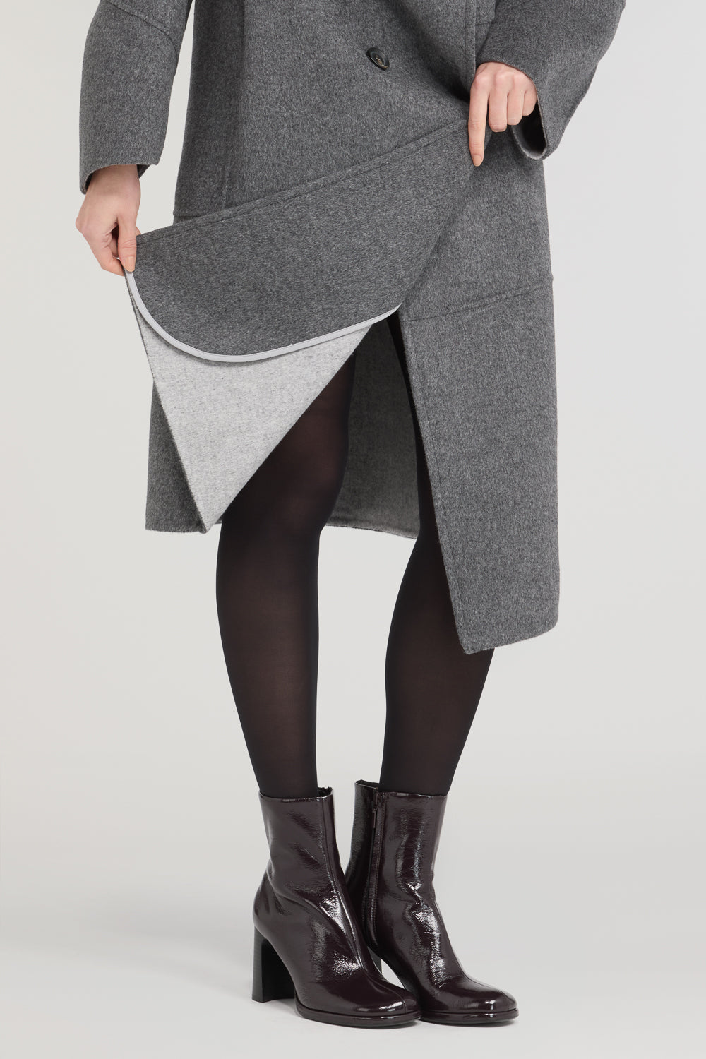 CAPPOTTO DOUBLE in LANA ANGORA