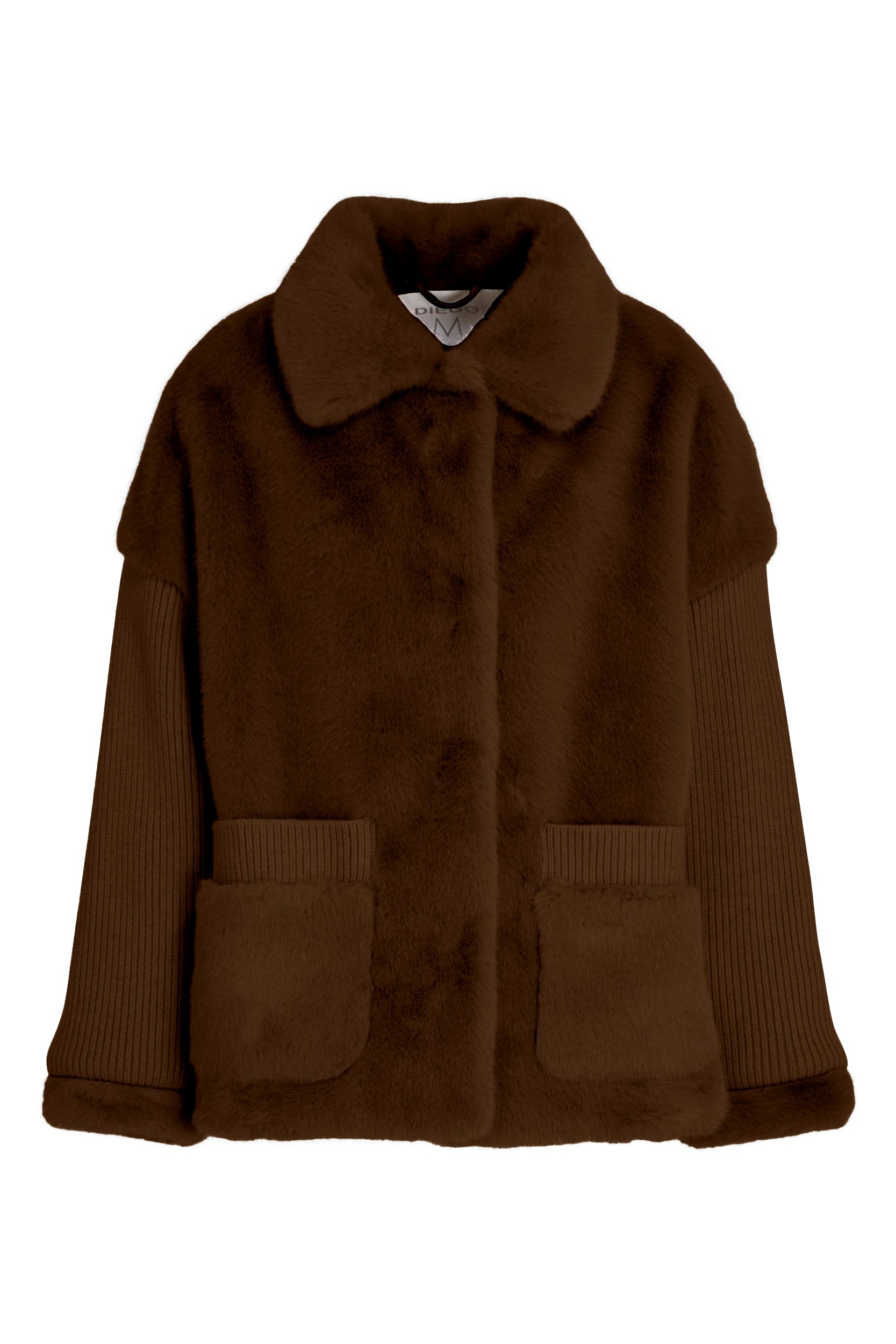 CAPPOTTINO con DETTAGLI in MAGLIA