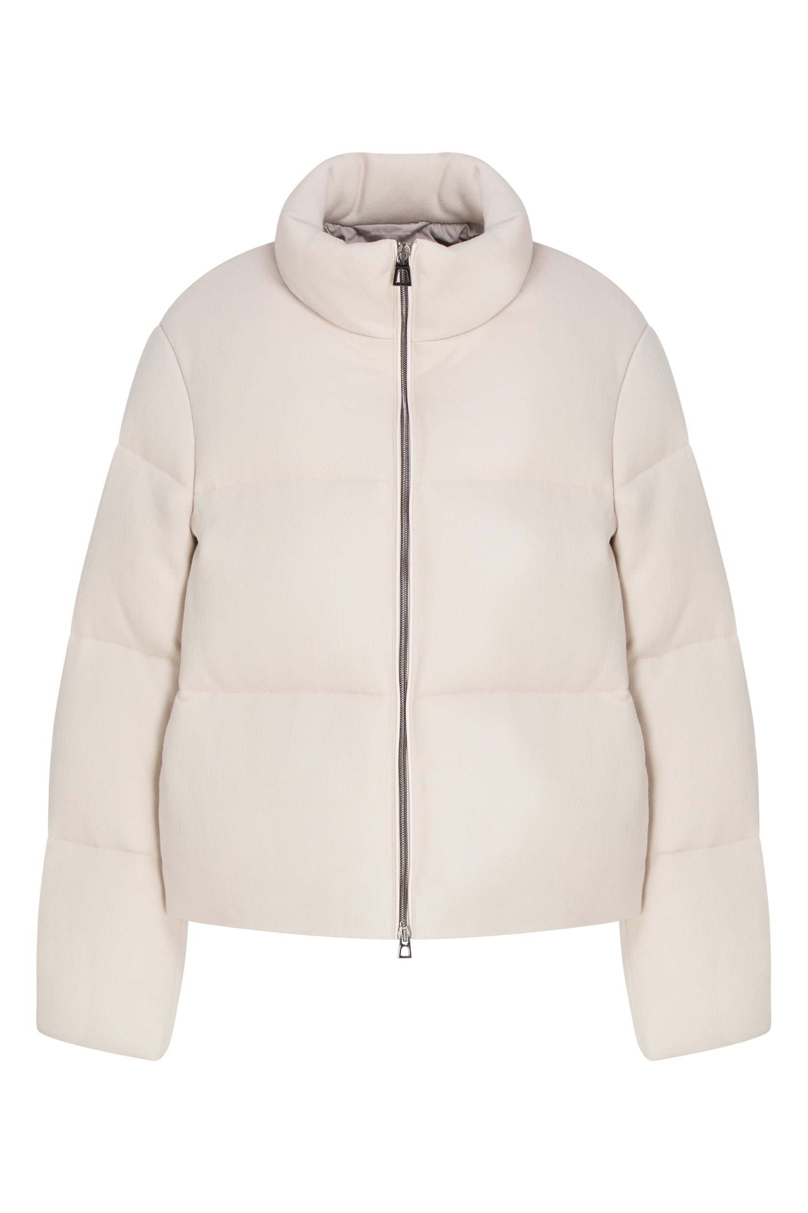 CAPPOTTINO CORTO in LANA VERGINE e MICROPIUMA