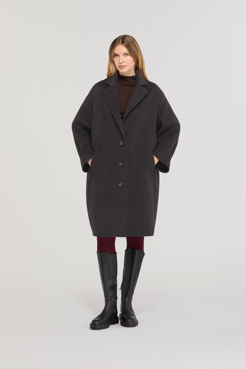 CAPPOTTO in MISTO CASHMERE e LANA MERINO