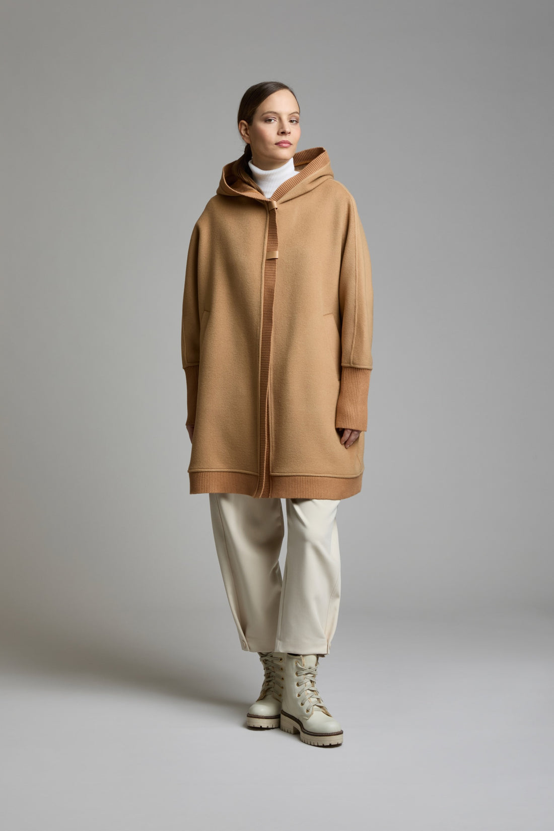 CAPPOTTO DOUBLE con CAPPUCCIO